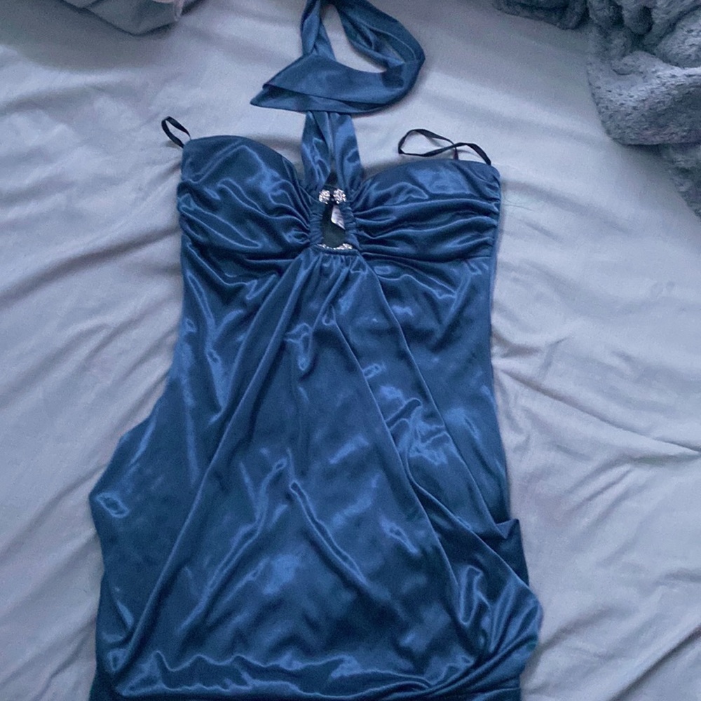 this is a short semi formal/prom type of dress